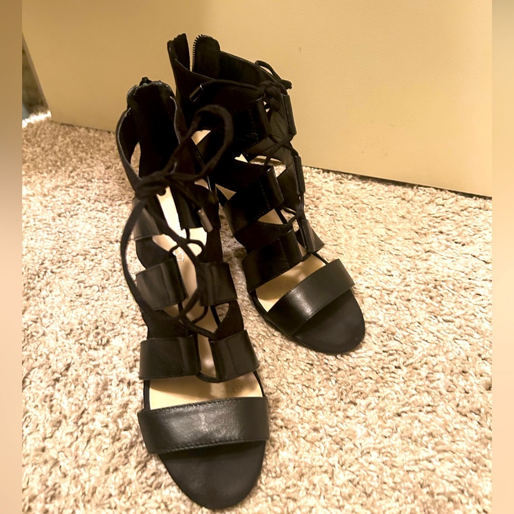 Black Nine West heels